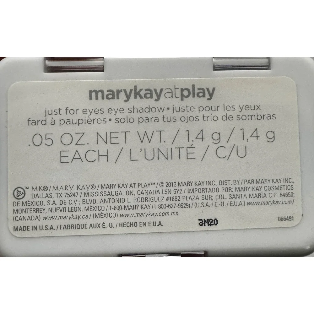 LOT of 4 Mary Kay At Play Eyeshadows NEW Discontinued 3-Baked Trio, 1- 3 Pan